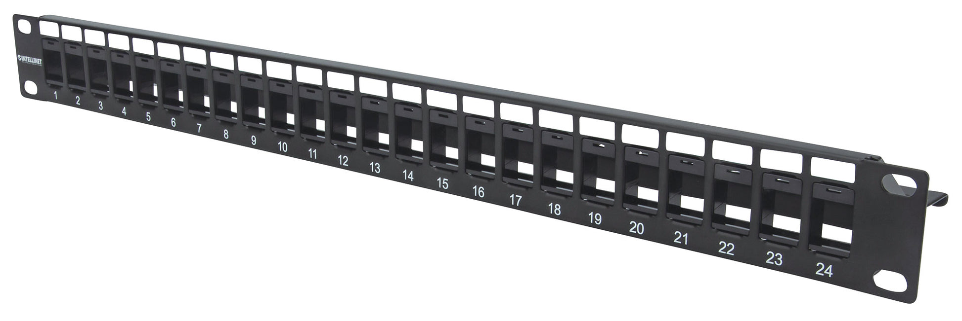 24-Port Blank Patch Panel, 1U Image 1