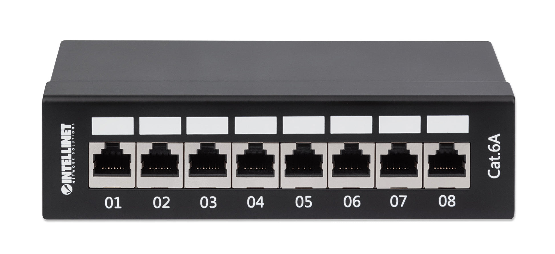 Cat6a 10G Shielded 8-Port Desktop Patch Panel Image 4