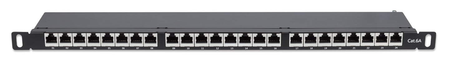 Cat6a 10G Shielded 24-Port Patch Panel, 0.5U Image 4