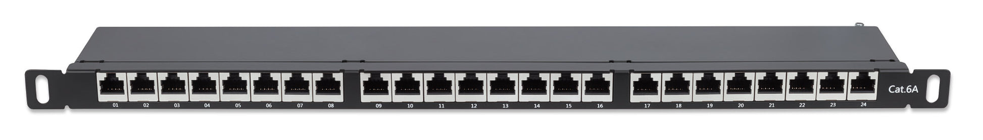 Cat6a 10G Shielded 24-Port Patch Panel, 0.5U Image 4