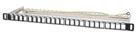 24-Port Shielded Blank Patch Panel, 0.5U Image 1