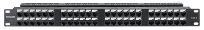 Cat6 48-Port Patch Panel, 1U Image 3