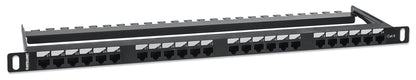 Cat6 24-Port Patch Panel, 0.5U Image 2