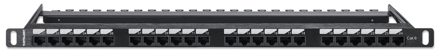 Cat6 24-Port Patch Panel, 0.5U Image 3