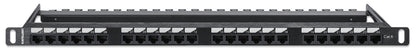 Cat6 24-Port Patch Panel, 0.5U Image 3