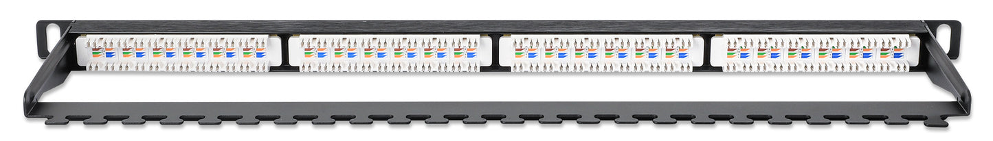 Cat6 24-Port Patch Panel, 0.5U Image 4
