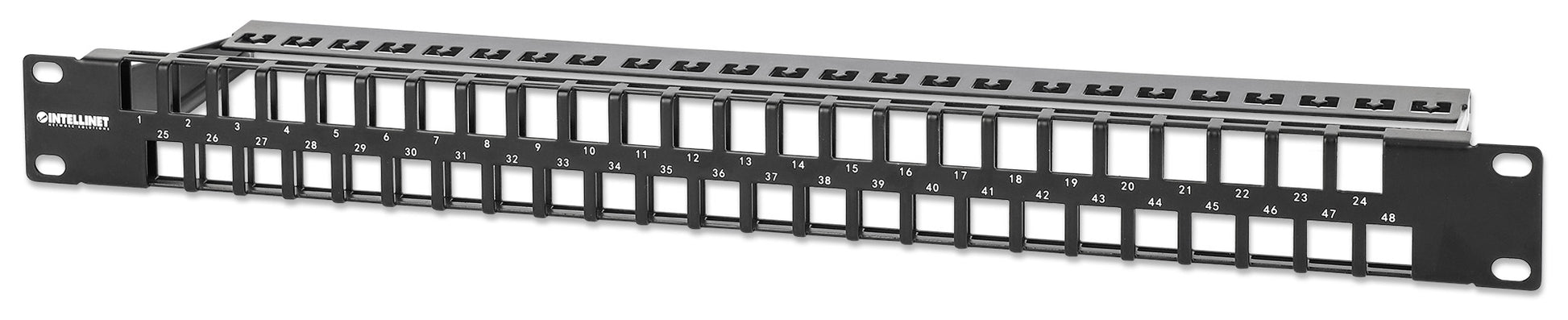 48-Port Unshielded Blank Patch Panel, 1U Image 1