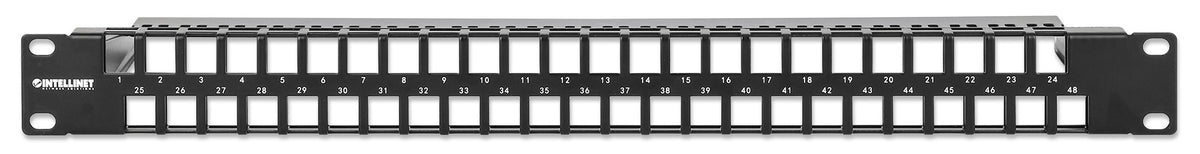 48-Port Unshielded Blank Patch Panel, 1U Image 3