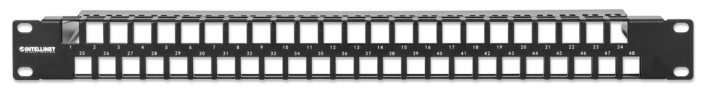 48-Port Unshielded Blank Patch Panel, 1U Image 3
