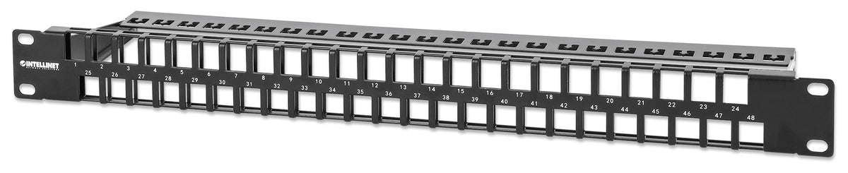 48-Port Unshielded Blank Patch Panel, 1U Image 1