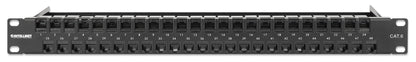 48-Port Unshielded Blank Patch Panel with Pre-Installed Cat6 UTP Keystone Couplers, 1U Image 3