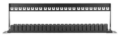 48-Port Unshielded Blank Patch Panel with Pre-Installed Cat6 UTP Keystone Couplers, 1U Image 5