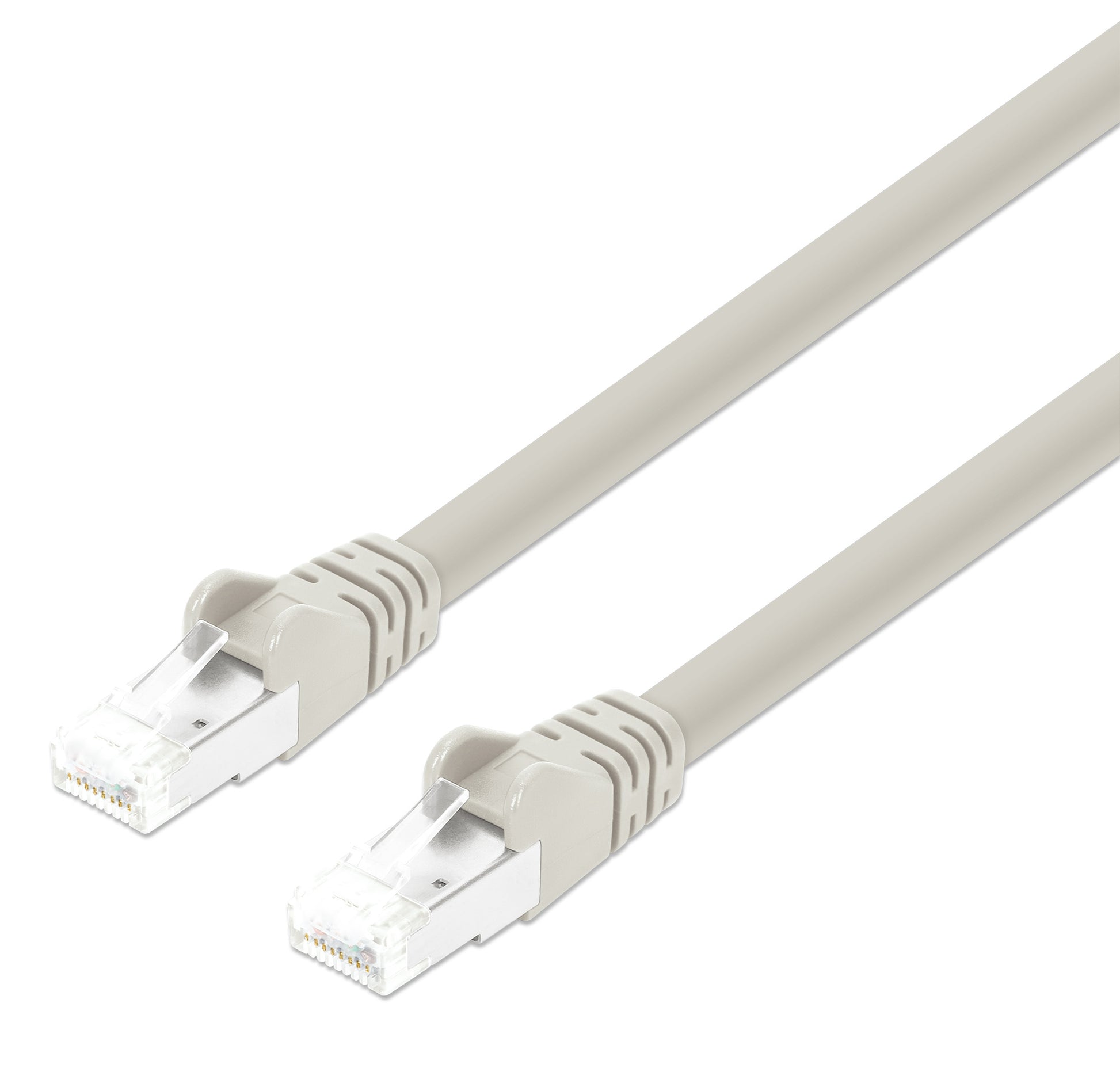 Cat8.1 S/FTP Network Patch Cable, 0.5 m, Gray Image 1