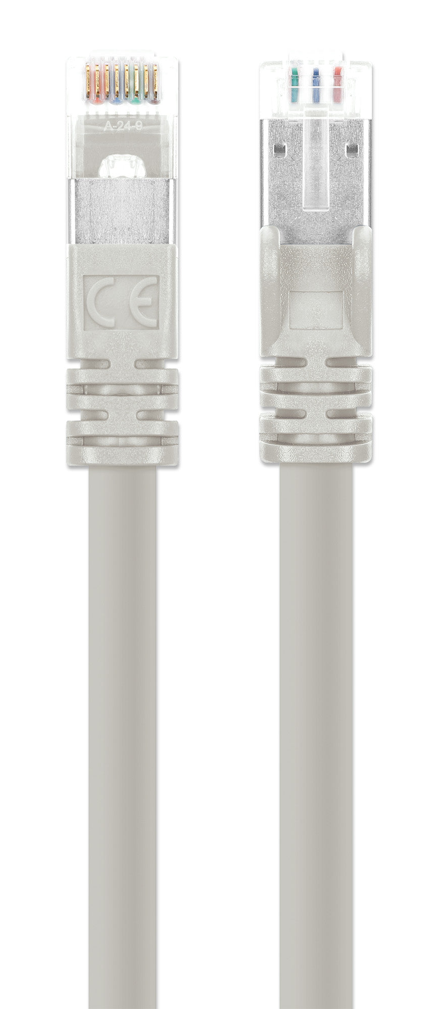 Cat8.1 S/FTP Network Patch Cable, 0.5 m, Gray Image 4