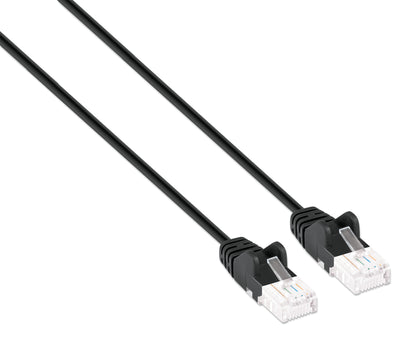Cat6 U/UTP Slim Network Patch Cable, 1 ft., Black Image 2