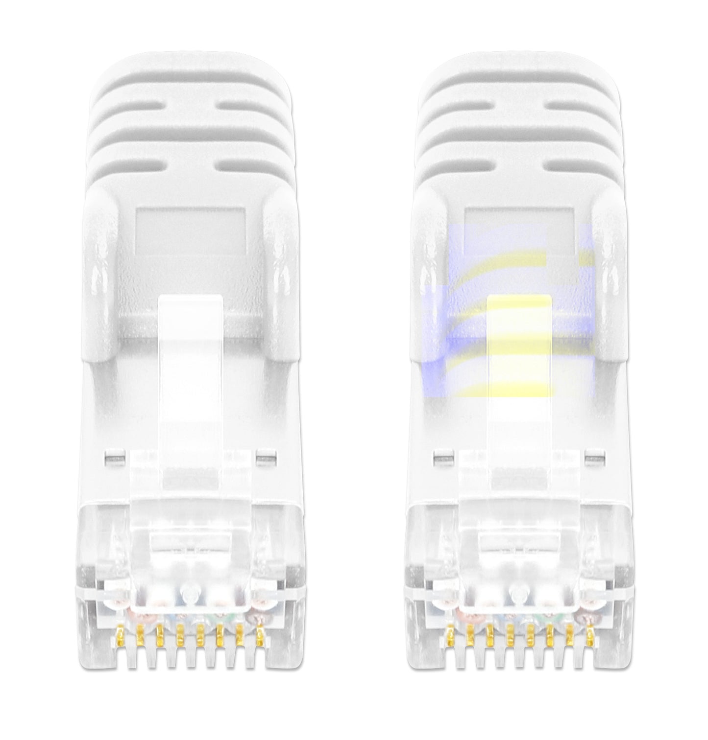 Cat8.1 S/FTP Network Patch Cable, 3 ft., White Image 3
