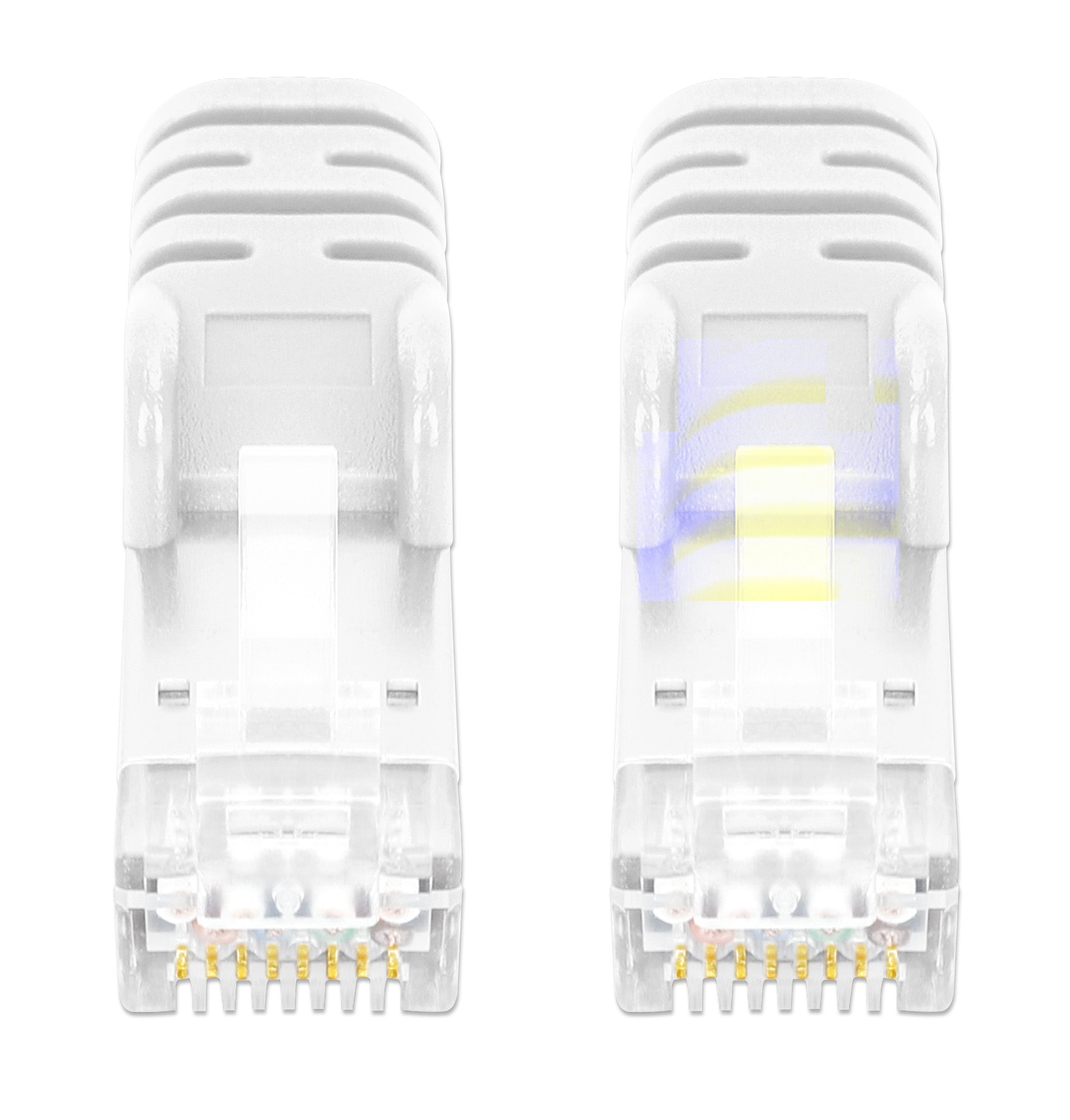 Cat8.1 S/FTP Network Patch Cable, 3 ft., White Image 3
