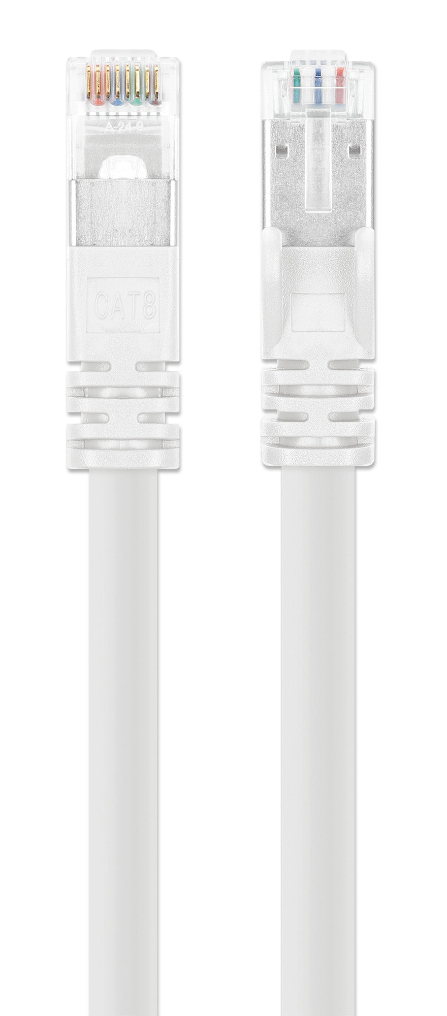 Cat8.1 S/FTP Network Patch Cable, 14 ft., White Image 4