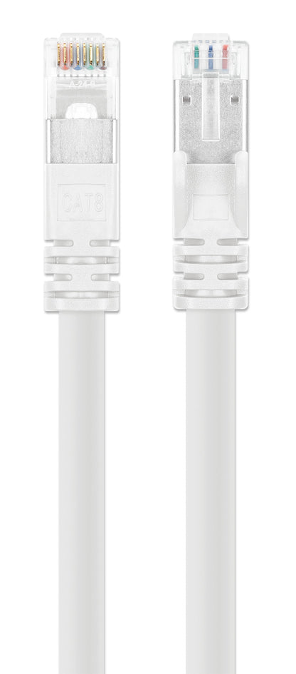 Cat8.1 S/FTP Network Patch Cable, 14 ft., White Image 4