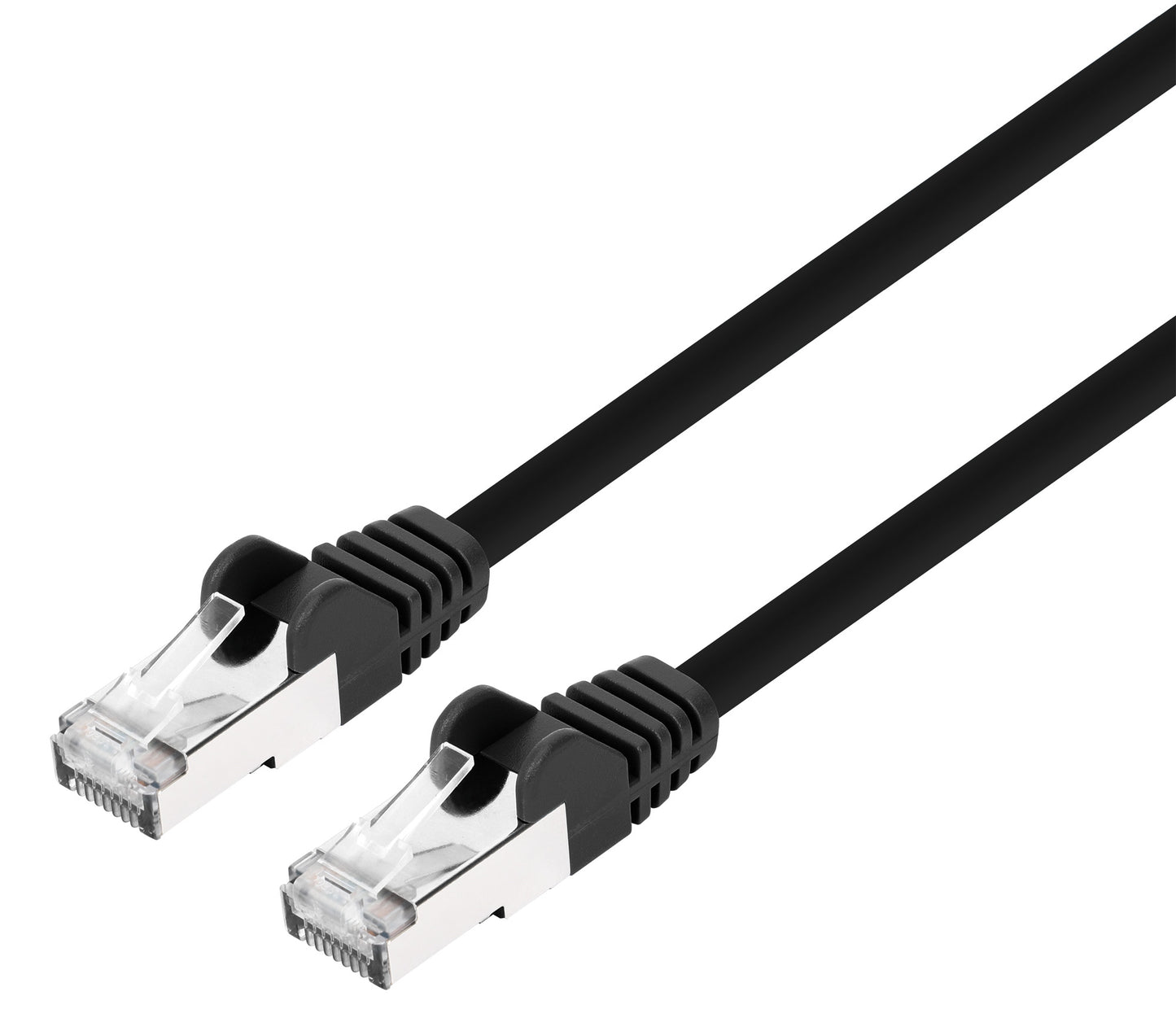 Cat8.1 S/FTP Network Patch Cable, 14 ft., Black Image 1