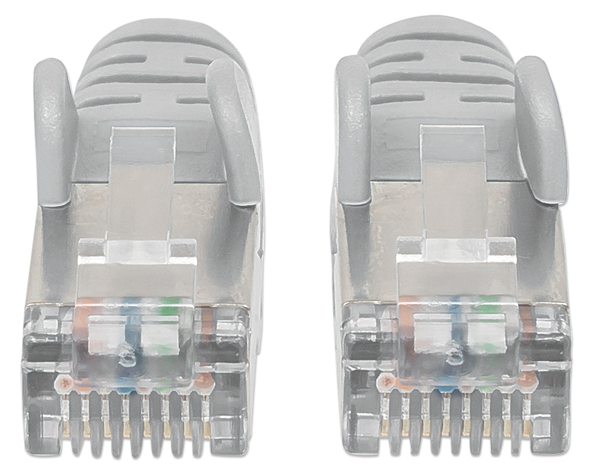Cat6a S/FTP Network Patch Cable, 1 ft., Gray Image 4