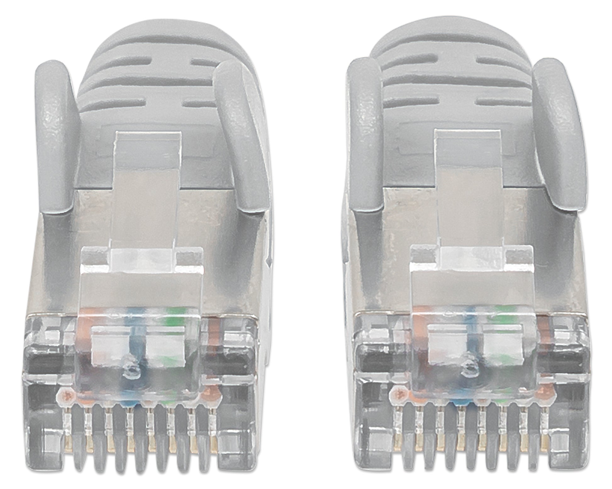 Cat6a S/FTP Network Patch Cable, 1 ft., Gray Image 4