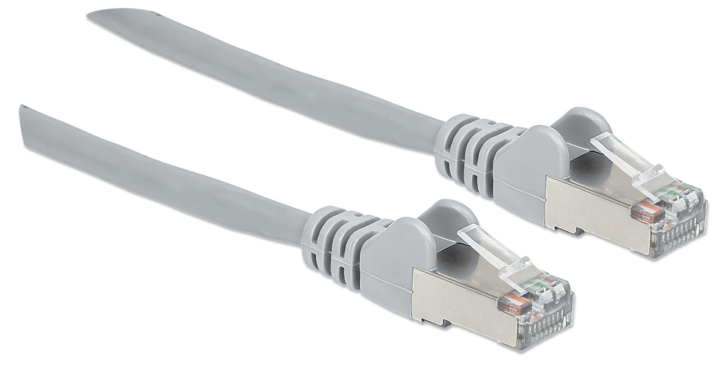 Cat6a S/FTP Network Patch Cable, 10 ft., Gray Image 3