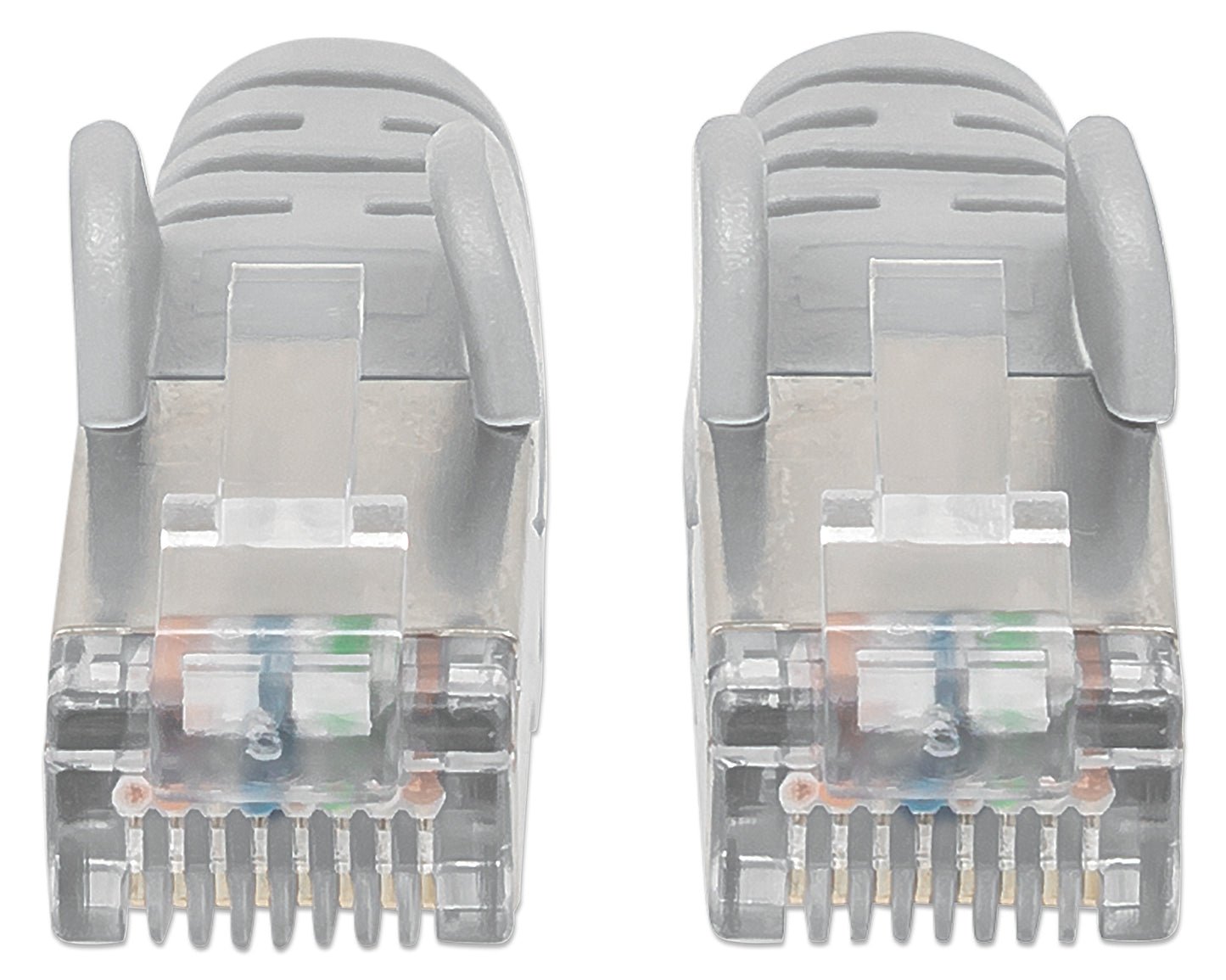Cat6a S/FTP Network Patch Cable, 10 ft., Gray Image 4