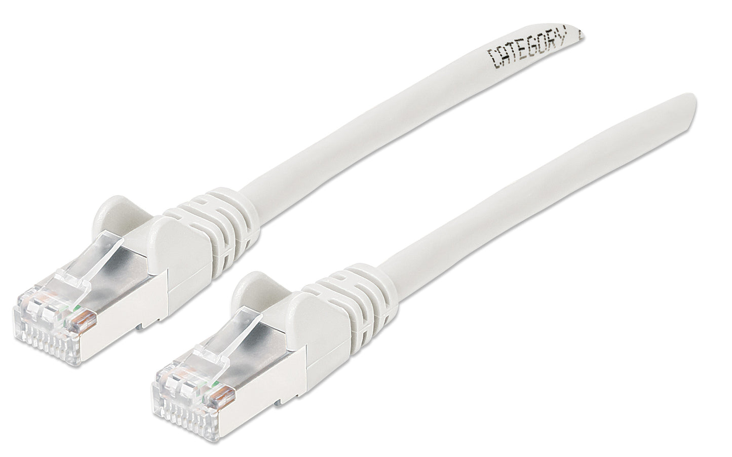 Cat6a S/FTP Network Patch Cable, 7 ft., White Image 1