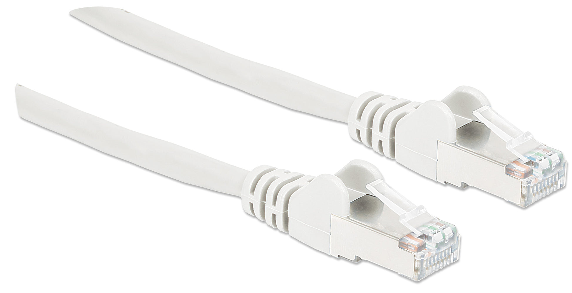 Cat6a S/FTP Network Patch Cable, 14 ft., White Image 3