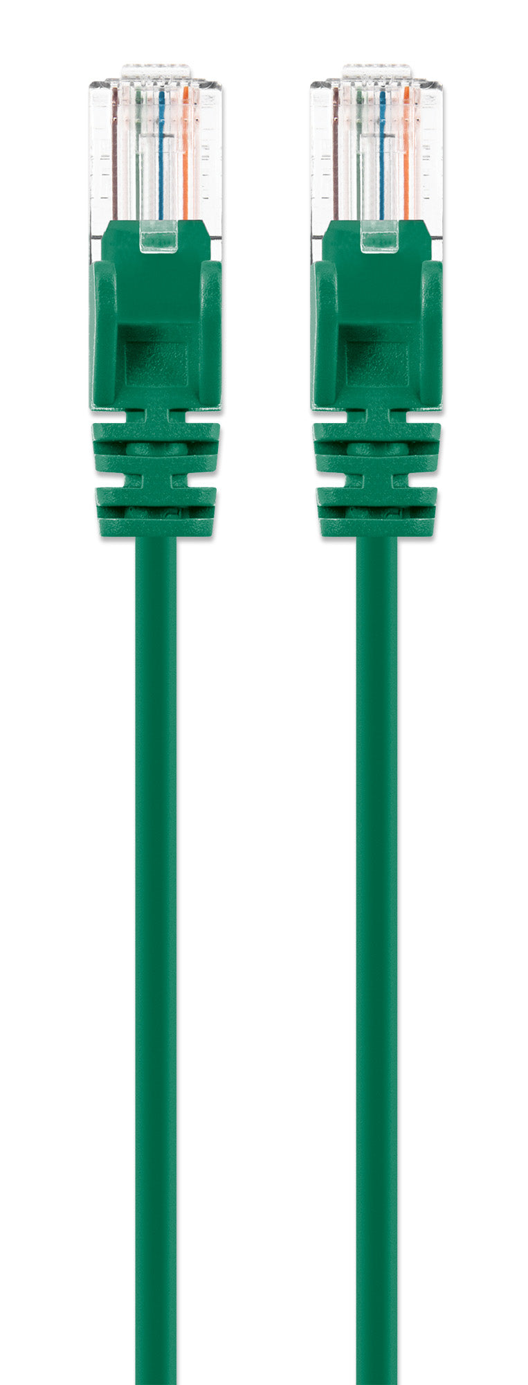Cat6 U/UTP Slim Network Patch Cable, 3 ft., Green Image 4