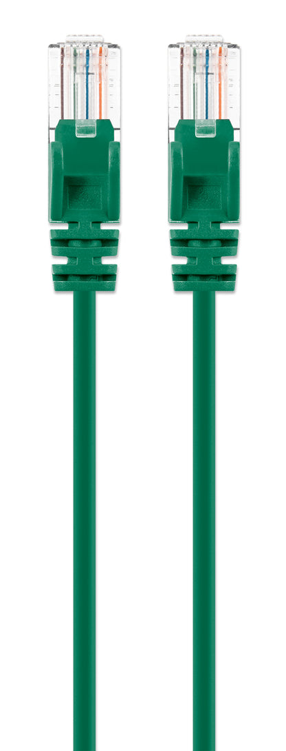 Cat6 U/UTP Slim Network Patch Cable, 3 ft., Green Image 4