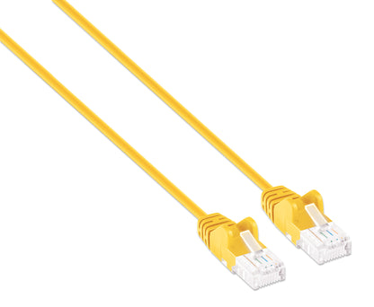 Cat6 U/UTP Slim Network Patch Cable, 7 ft., Yellow Image 2
