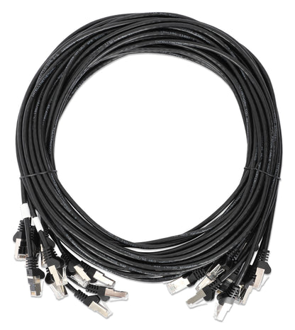 Cat8.1 U/FTP Slim Network Patch Cable, 7 ft., Black, 10-Pack Image 7