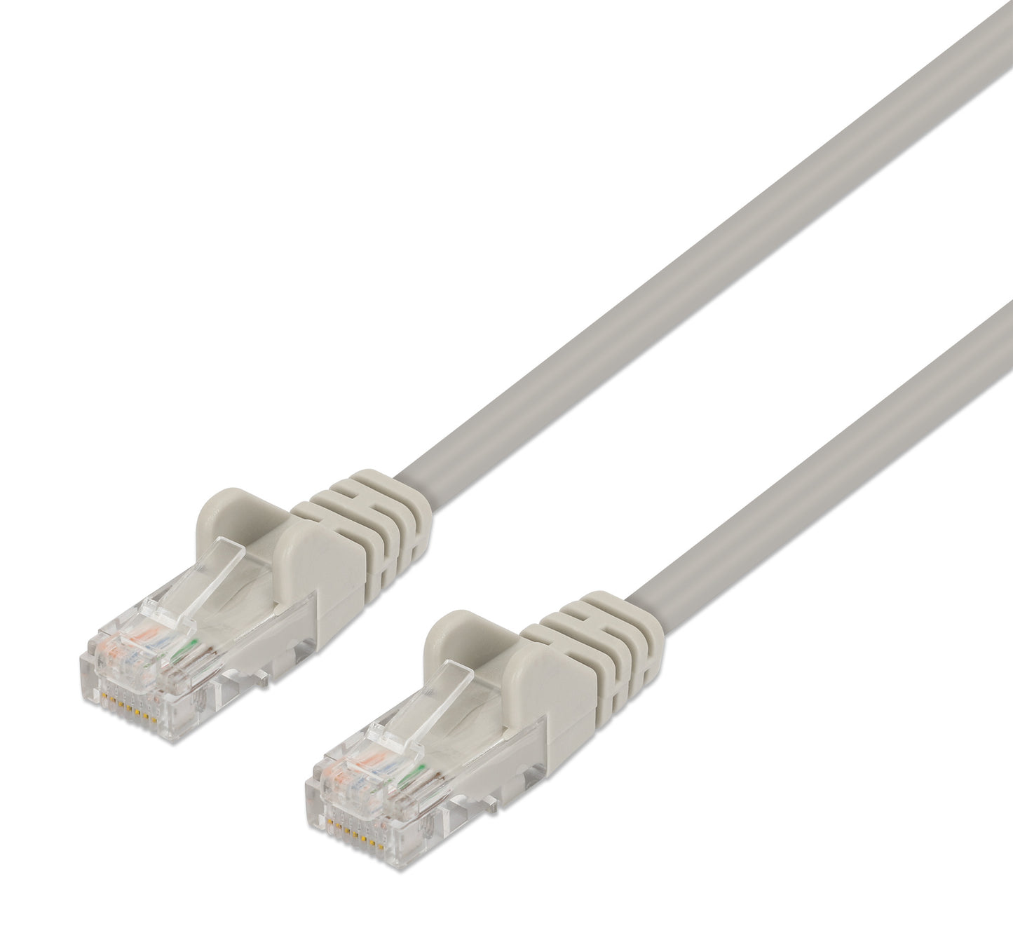 Cat6 U/UTP Slim Network Patch Cable, 2 ft., Gray Image 1