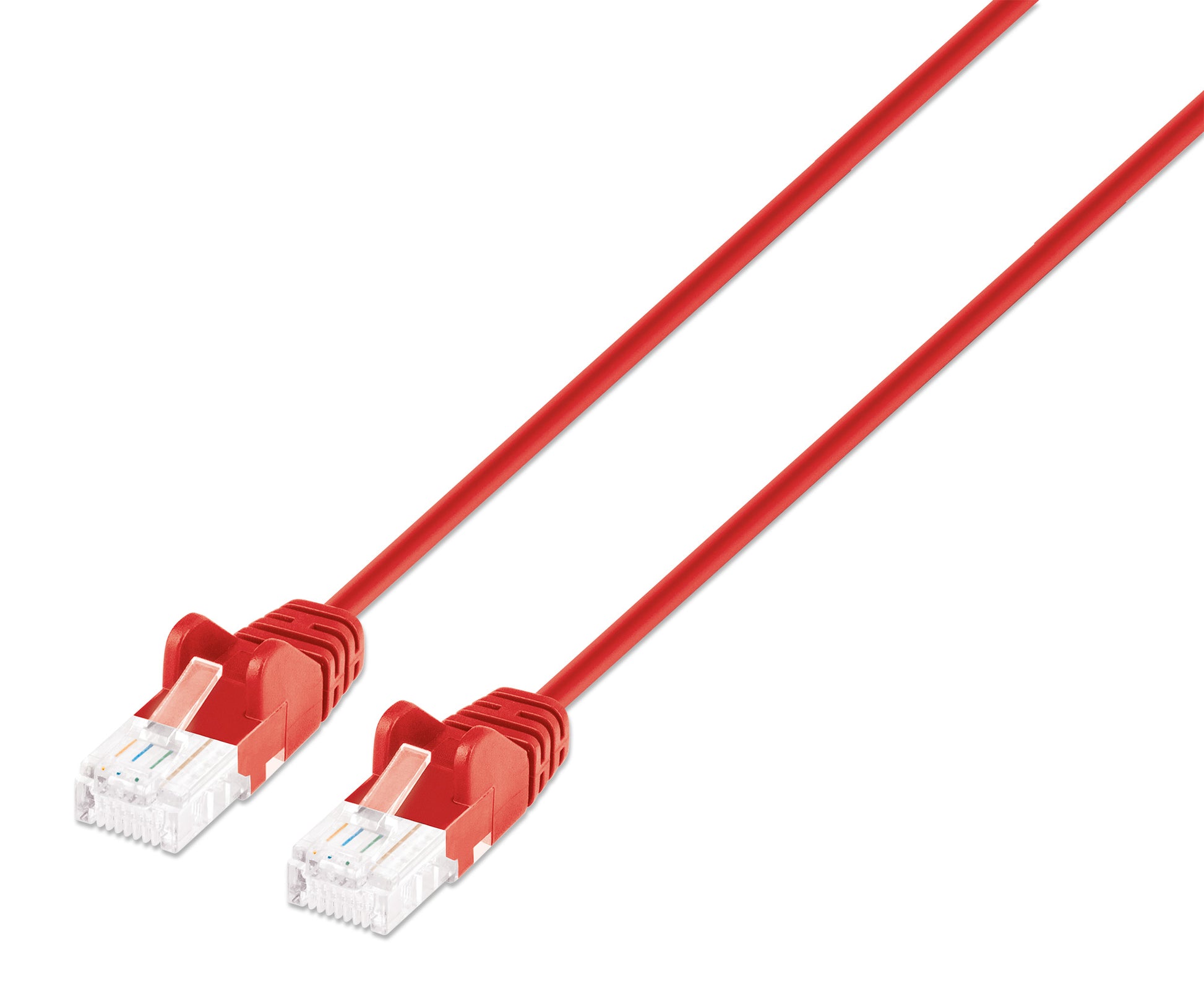 Cat6 U/UTP Slim Network Patch Cable, 1.5 ft., Red Image 1