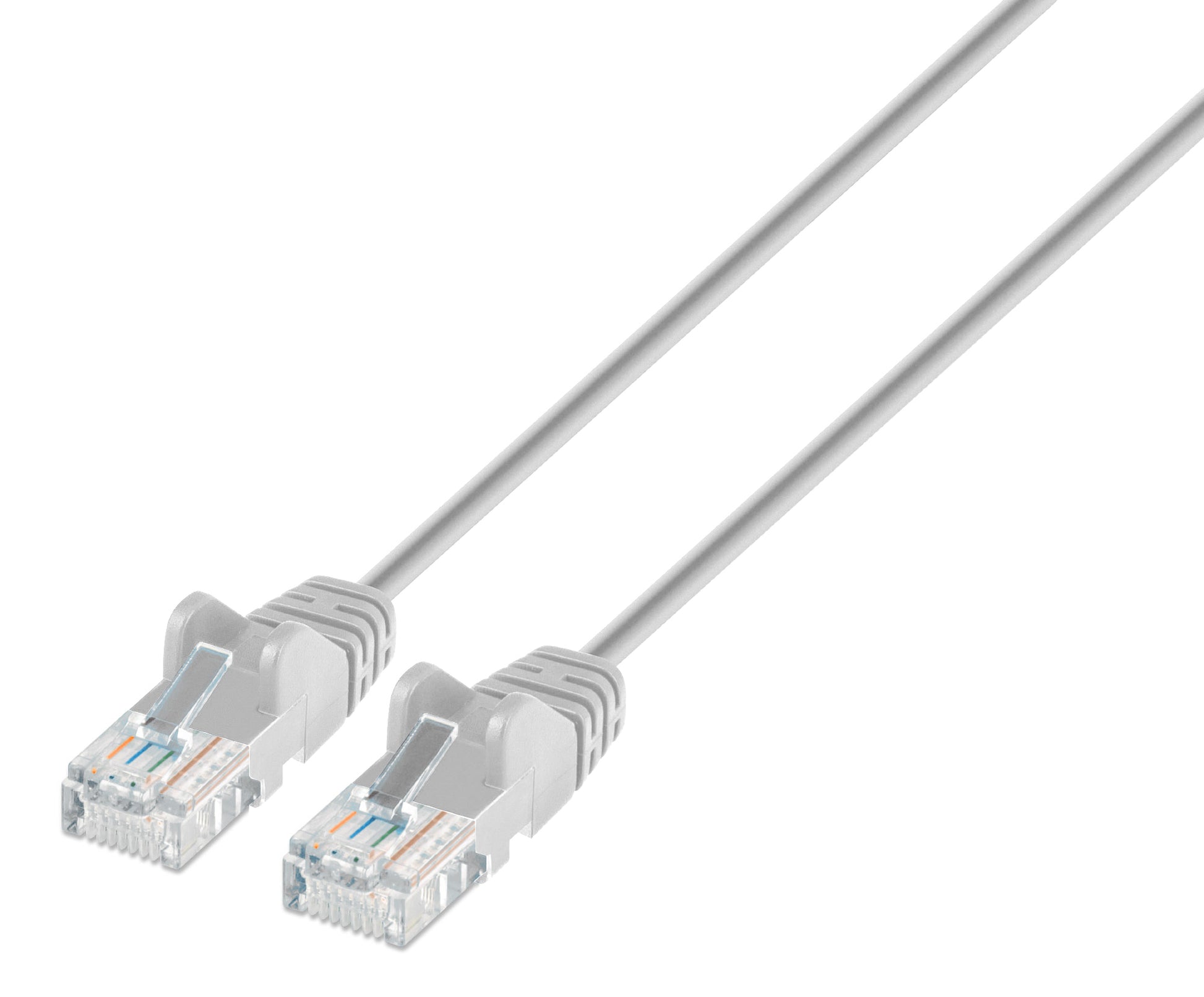 Cat6 U/UTP Slim Network Patch Cable, 0.5 ft., Gray Image 1