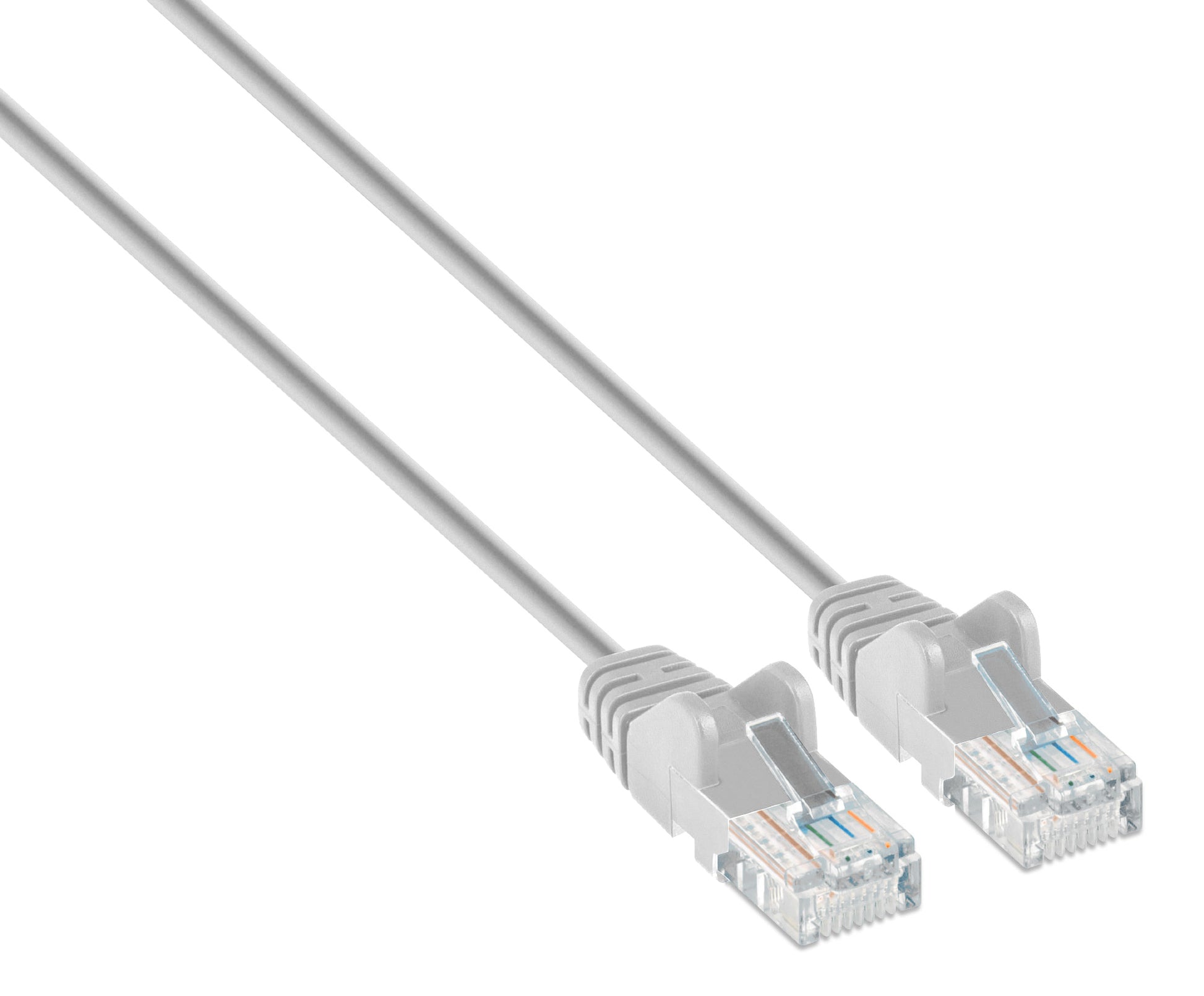 Cat6 U/UTP Slim Network Patch Cable, 0.5 ft., Gray Image 2