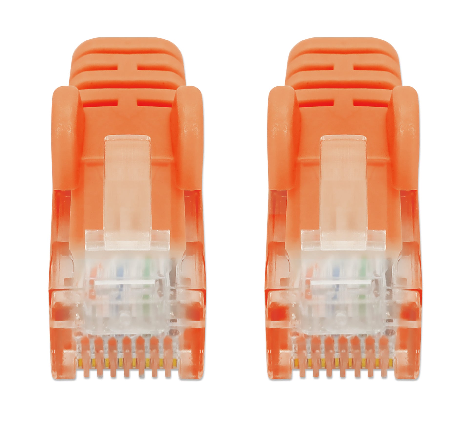 Cat6 U/UTP Slim Network Patch Cable, 0.5 ft., Orange Image 3