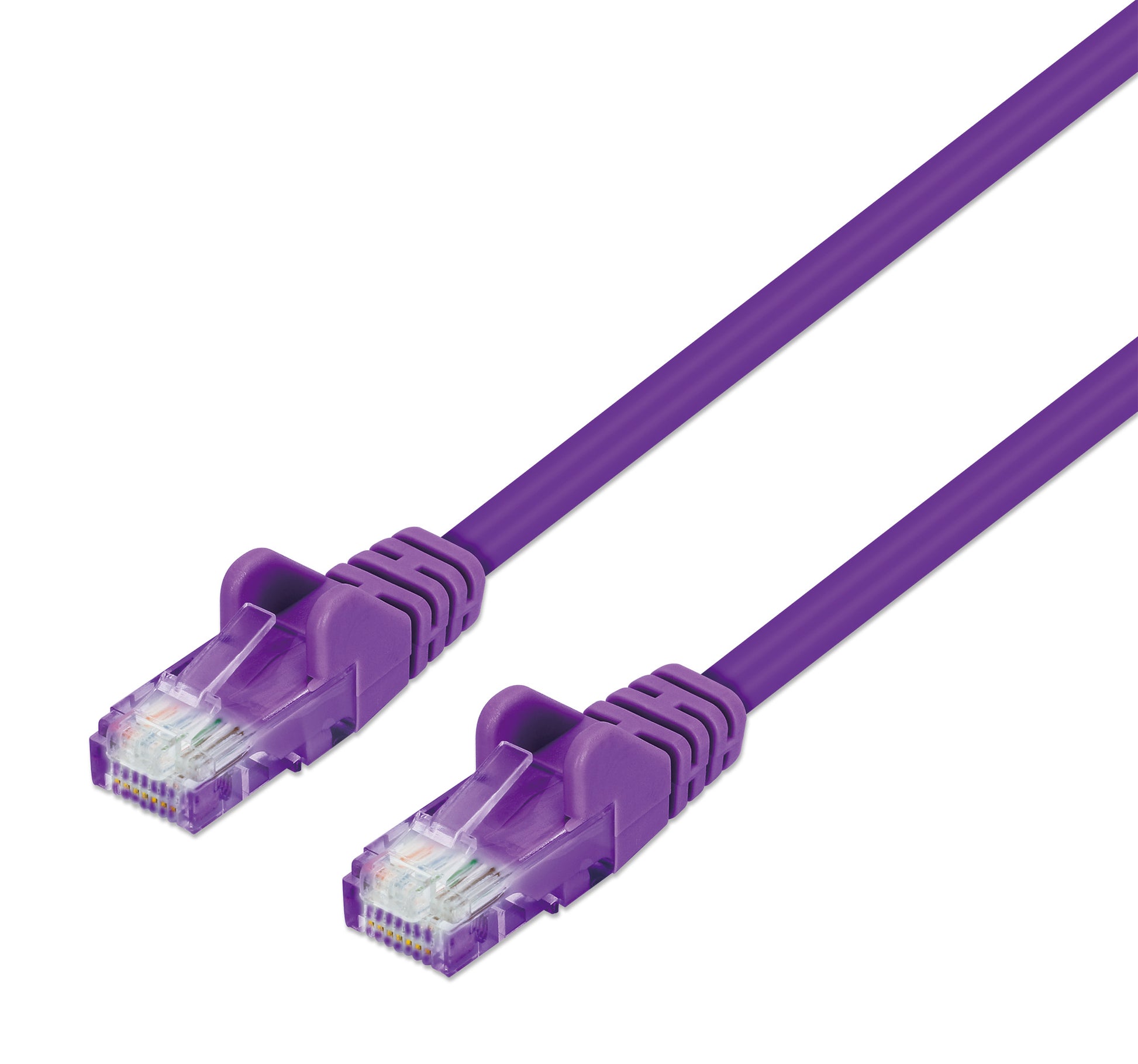 Cat6 U/UTP Slim Network Patch Cable, 0.5 ft., Purple Image 1