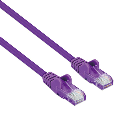 Cat6 U/UTP Slim Network Patch Cable, 0.5 ft., Purple Image 2