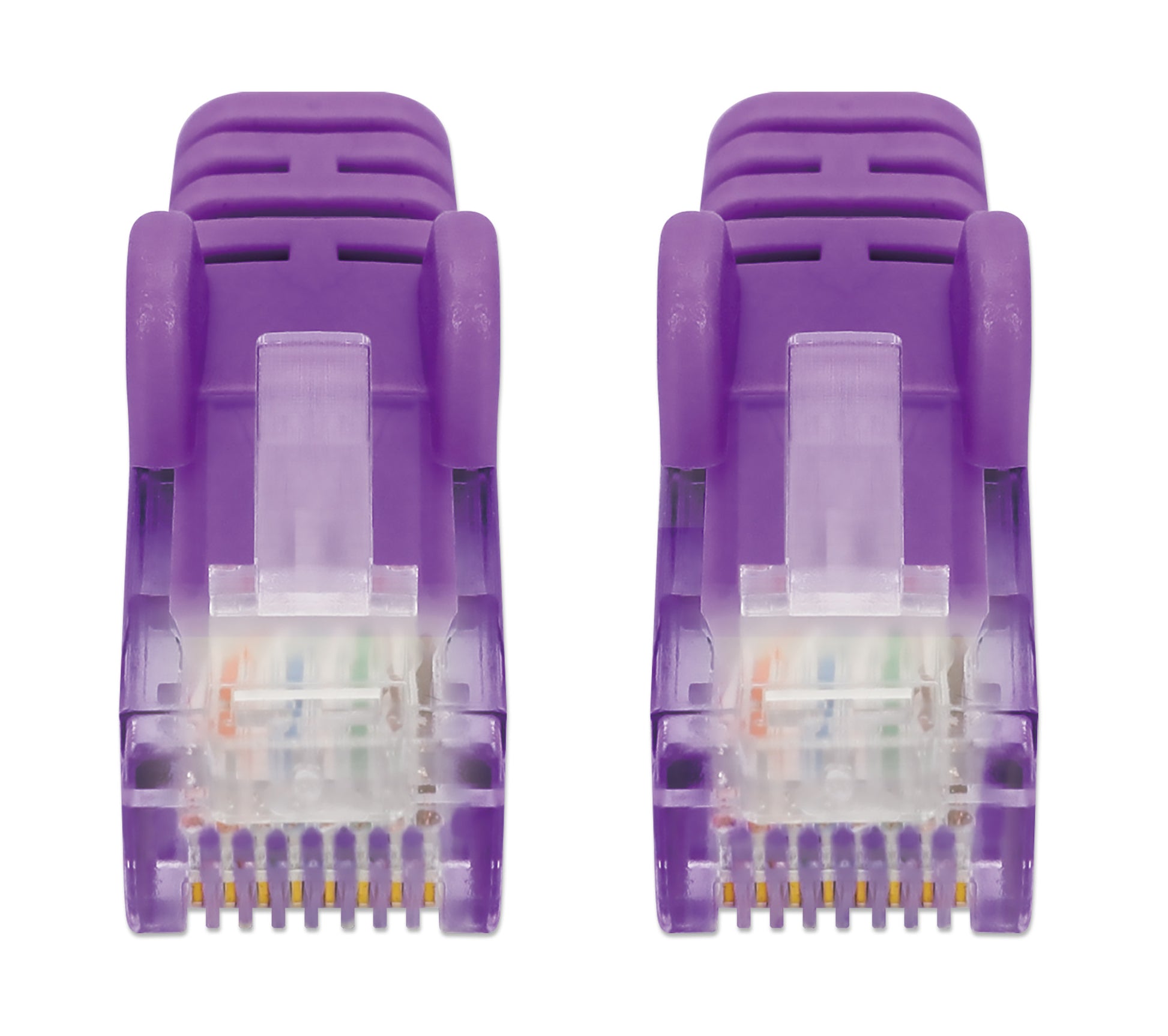 Cat6 U/UTP Slim Network Patch Cable, 0.5 ft., Purple Image 3
