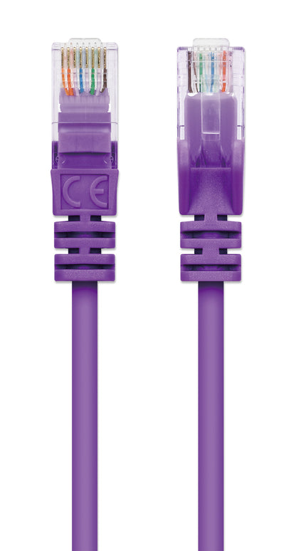 Cat6 U/UTP Slim Network Patch Cable, 0.5 ft., Purple Image 4