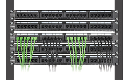 Cat6 U/UTP Slim Network Patch Cable, 1 ft., Bright Green, 10-Pack Image 6