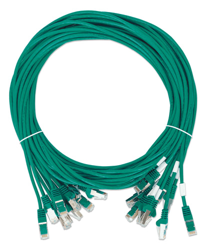 Cat8.1 U/FTP Slim Network Patch Cable, 10 ft., Green, 10-Pack Image 7