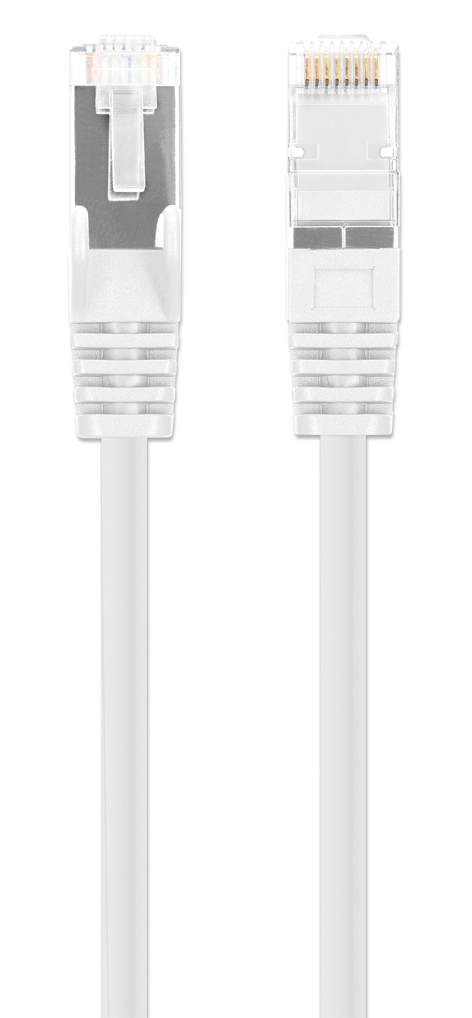 Cat8.1 U/FTP Slim Network Patch Cable, 0.5 ft., White, 10-Pack Image 4