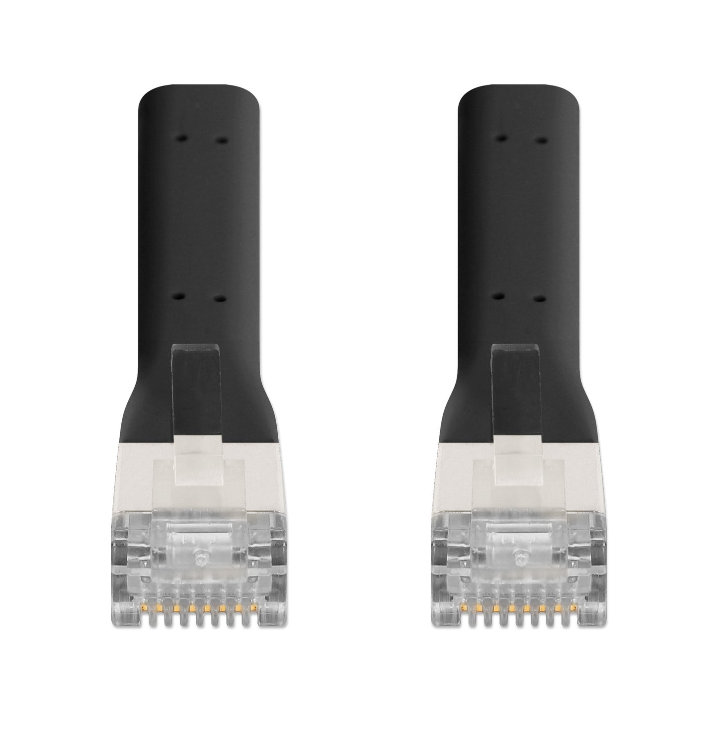 Cat6a F/FTP FlexiBoot Slim Network Patch Cable, 0.5 m, Black Image 3