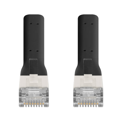Cat6a F/FTP FlexiBoot Slim Network Patch Cable, 0.5 m, Black Image 3