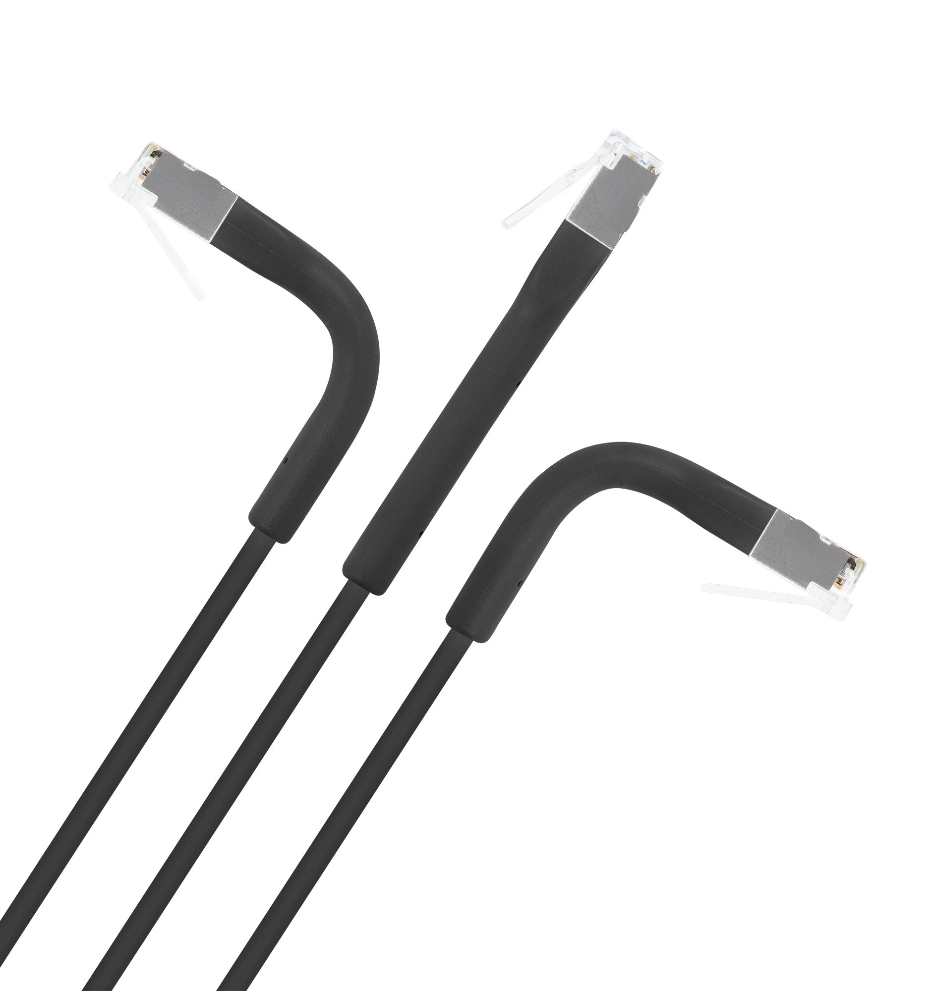 Cat6a F/FTP FlexiBoot Slim Network Patch Cable, 0.5 m, Black Image 5