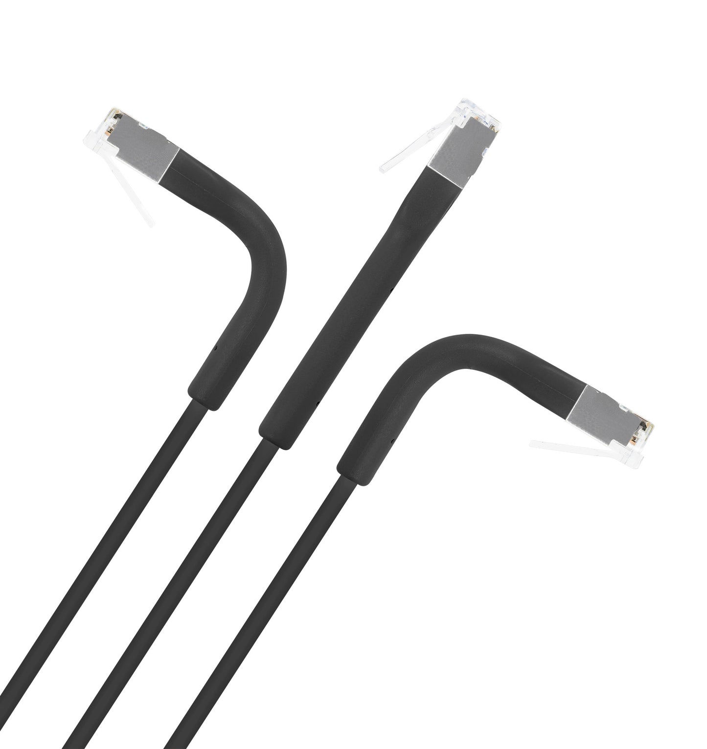 Cat6a F/FTP FlexiBoot Slim Network Patch Cable, 1 m, Black Image 5